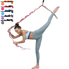 Load image into Gallery viewer, 3M Yoga Stretch Belt Door Flexibility Stretching Leg Stretcher Strap for Ballet Cheer Dance Gymnastics Fitness Training Rope - MiniDreamMakers
