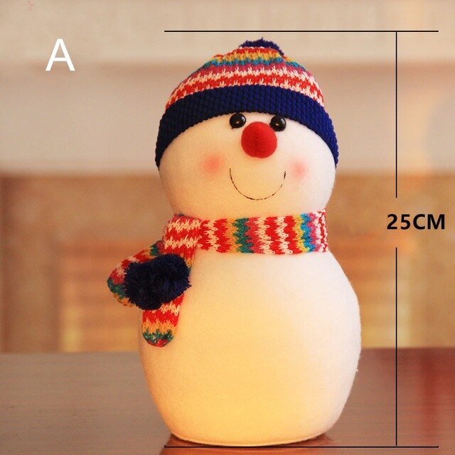 2020 Snowman Doll Merry Christmas Cute Snowman Festival Party Xmas Tree Hanging Kids Gift Decoration Polyester Ornament - MiniDreamMakers