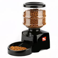 Load image into Gallery viewer, Automatic Pet Feeder fountain Voice Message Recording LCD Screen Dogs Cats Food Dispenser Bowl - MiniDreamMakers
