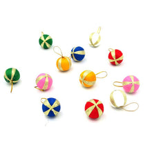 Load image into Gallery viewer, 12Pcs Mini Multicolored Christmas Balls Baubles Party Xmas Tree Decorations Hanging Ornament Decor - MiniDreamMakers

