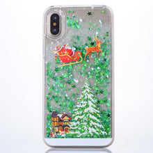 Load image into Gallery viewer, Christmas Phone Case For iPhone 6s 6 7 8 Plus 11Pro XS MAX XR Luxury Glitter Bling Cover for iPhone XS 11 Pro MAX X CASE - MiniDreamMakers
