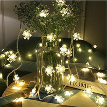 Load image into Gallery viewer, Christmas snowflake lights christmas tree decorations - MiniDreamMakers
