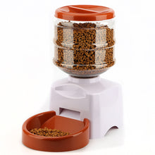 Load image into Gallery viewer, Automatic Pet Feeder fountain Voice Message Recording LCD Screen Dogs Cats Food Dispenser Bowl - MiniDreamMakers
