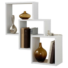 Load image into Gallery viewer, FMD Wall-mounted Shelf with 3 Compartments White
