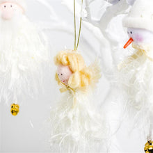 Load image into Gallery viewer, 2020 New Year Christmas Cute Angel Santa Claus Plush Dolls Christmas Tree Ornament Pendant Party Christmas Decoration for Home - MiniDreamMakers
