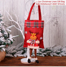 Load image into Gallery viewer, Christmas Gift Bags 2019 Christmas Candy Bags 2019 Noel Xmas Ornament Decorations Christmas Decorations For Home New Year 2020
