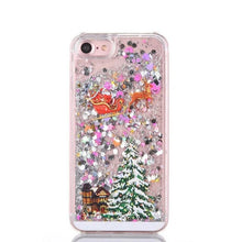 Load image into Gallery viewer, Christmas Phone Case For iPhone 6s 6 7 8 Plus 11Pro XS MAX XR Luxury Glitter Bling Cover for iPhone XS 11 Pro MAX X CASE - MiniDreamMakers
