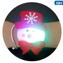 Load image into Gallery viewer, Christmas Patting Circle Bracelet Watch Xmas Children Gift Santa Claus Snowman Deer New Year Party Toy Wrist Decoration

