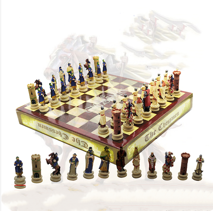 Newest Design Leather Chess Movie Theme Resin Doll Chess - MiniDreamMakers