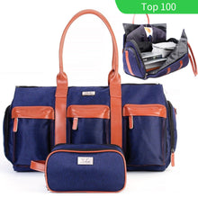 Load image into Gallery viewer, Travel Bags Waterproof Men&#39;s Leather Overnight Bags Hand Luggage Men Male Weekend Bag - MiniDreamMakers
