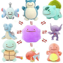 Load image into Gallery viewer, 20cm Anime Pocket Animasl Ditto Pillow Cushion Transfer Pikachu Snorlax Squirtle Bulbasaur Stuffed Plush Dolls Toy Gift SA1947 - MiniDreamMakers
