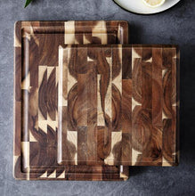 Load image into Gallery viewer, EXTRA LARGE Cutting Board, Rectangle End Grain Butcher Block, Kitchen Chopping Boards, Acacia Wood - MiniDreamMakers
