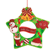 Load image into Gallery viewer, Christmas 3D Paper garland Decoration Christmas Decor Christmas Snowman - MiniDreamMakers
