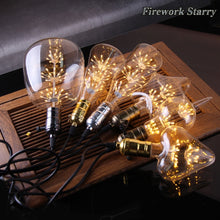 Load image into Gallery viewer, G80 G95 Retro Starry Sky Dimmable led Bulb 3W 2200K E27 220V Wine Bottle Decorative Christmas Lightbulb Lamp Lampada Led - MiniDreamMakers
