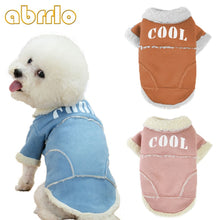 Load image into Gallery viewer, Cute Dog Jacket Winter Warm Puppy Dog Clothes Thickening Fleece Pet Outfits Coat For Small Dogs Chihuahua Bichon Pets Clothing - MiniDreamMakers
