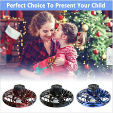 Load image into Gallery viewer, Flynova Athletic antistress hand mini flying toy Gyro rotator drone UFO led fidget finger spinner Rotary child christmas gift - MiniDreamMakers
