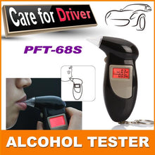 Load image into Gallery viewer, Alcohol Breath Tester Breathalyzer Analyzer Detector Test Keychain Breathalizer Breathalyser DeviceLCD - MiniDreamMakers
