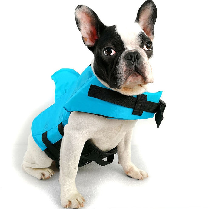 Dog Life Vest Summer Shark Pet Life Jacket Dog Clothes Dogs Swimwear Pets Swimming Suit - MiniDM Store