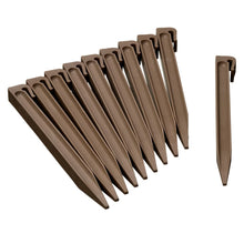 Load image into Gallery viewer, Nature Garden Anchor Pegs 10 pcs Taupe
