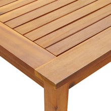 Load image into Gallery viewer, vidaXL Garden Table 140x80x74 cm Solid Acacia Wood - MiniDM Store
