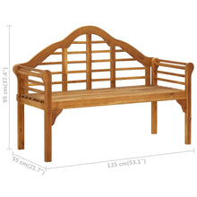 Load image into Gallery viewer, vidaXL Garden Bench 135 cm Solid Acacia Wood - MiniDM Store
