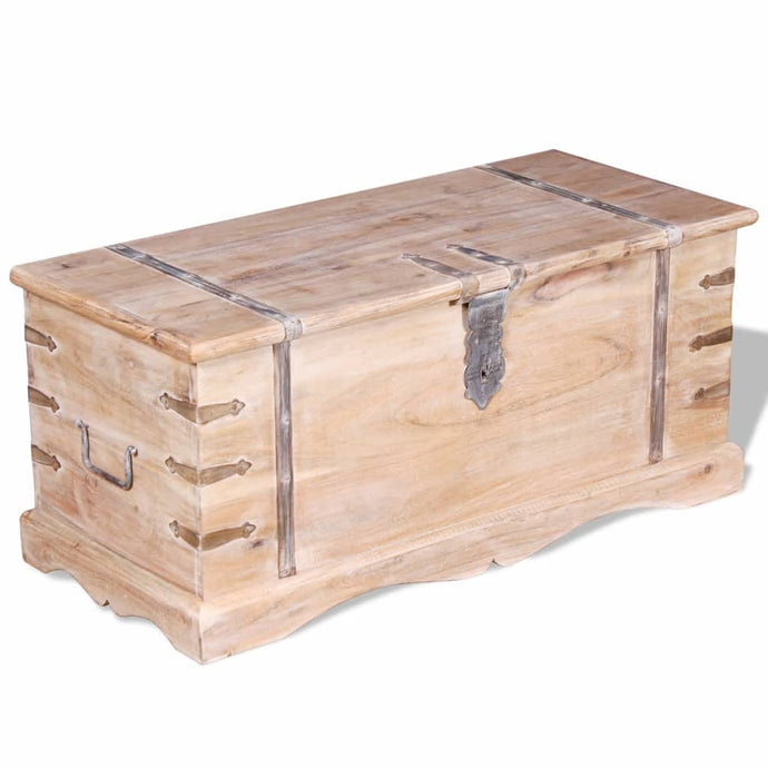 vidaXL Storage Chest Acacia Wood - MiniDM Store