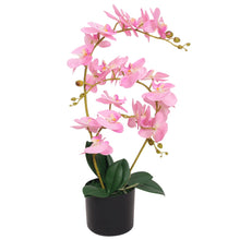 Load image into Gallery viewer, Artificial Orchid Plant with Pot 65 cm Pink
