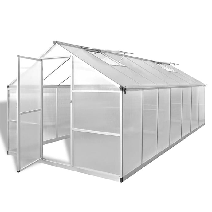 vidaXL Greenhouse Reinforced Aluminium 10.53 m² - MiniDM Store