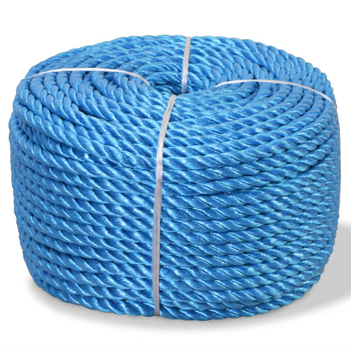 Twisted Rope Polypropylene 6 mm 200 m Blue - MiniDM Store