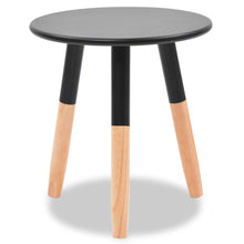 Load image into Gallery viewer, vidaXL Side Table Set 2 Pieces Solid Pinewood Black - MiniDM Store
