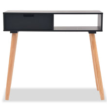 Load image into Gallery viewer, vidaXL Console Table Solid Pinewood 80x30x72 cm Black - MiniDM Store
