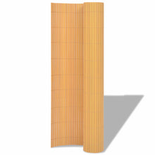 Load image into Gallery viewer, Double-Sided Garden Fence PVC 90x500 cm Yellow - MiniDM Store

