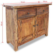 Load image into Gallery viewer, vidaXL Sideboard Solid Reclaimed Wood 75x30x65 cm - MiniDM Store

