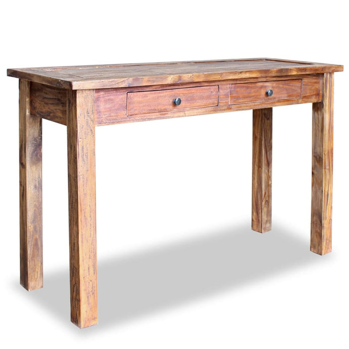 vidaXL Console Table Solid Reclaimed Wood 123x42x75 cm - MiniDM Store