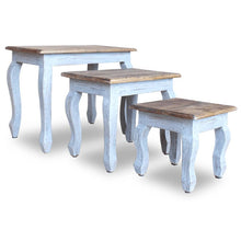 Load image into Gallery viewer, vidaXL Nesting Table Set 3 Pieces Solid Reclaimed Wood - MiniDM Store
