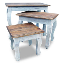 Load image into Gallery viewer, vidaXL Nesting Table Set 3 Pieces Solid Reclaimed Wood - MiniDM Store
