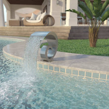 Load image into Gallery viewer, vidaXL Pool Fountain Stainless Steel 50x30x53 cm Silver - MiniDM Store
