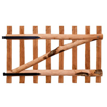 Load image into Gallery viewer, Single Fence Gate Impregnated Hazel Wood 100x60 cm - MiniDM Store
