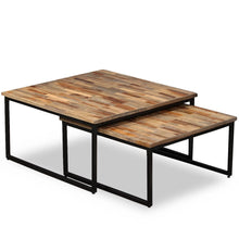 Load image into Gallery viewer, vidaXL Nesting Coffee Table Set 2 Pieces Solid Reclaimed Teak - MiniDM Store
