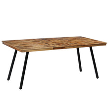 Load image into Gallery viewer, vidaXL Dining Table Reclaimed Teak and Steel 180x90x76 cm - MiniDM Store

