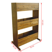 Load image into Gallery viewer, vidaXL 3-Tier Garden Raised Bed Solid Acacia Wood - MiniDM Store
