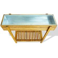 Load image into Gallery viewer, vidaXL Raised Garden Raised Bed Solid Acacia Wood and Zinc - MiniDM Store
