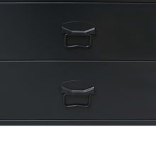 Load image into Gallery viewer, vidaXL Chest of Drawers Metal Industrial Style 78x40x93 cm Black - MiniDM Store
