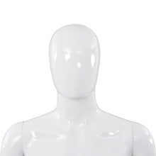 Load image into Gallery viewer, vidaXL Full Body Male Mannequin with Glass Base Glossy White 185 cm - MiniDM Store
