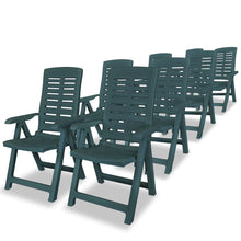 Load image into Gallery viewer, vidaXL 9 Piece Outdoor Dining Set Plastic Green - MiniDM Store
