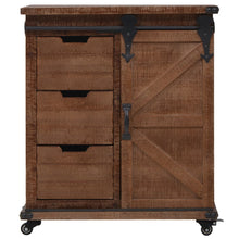 Load image into Gallery viewer, vidaXL Storage Cabinet Solid Fir Wood 64x33.5x75 cm Brown - MiniDM Store

