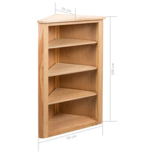 Load image into Gallery viewer, vidaXL Corner Shelf 59x36x100 cm Solid Oak Wood - MiniDM Store
