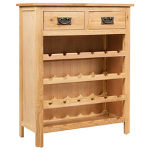 Load image into Gallery viewer, vidaXL Wine Cabinet 72x32x90 cm Solid Oak Wood - MiniDM Store
