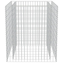 Load image into Gallery viewer, vidaXL Gabion Raised Bed Galvanised Steel 90x90x100 cm - MiniDM Store
