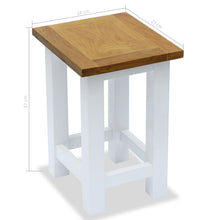 Load image into Gallery viewer, vidaXL End Table 27x24x37 cm Solid Oak Wood - MiniDM Store
